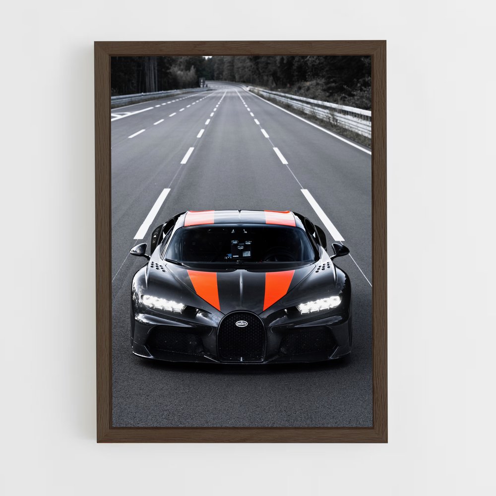 Poster Chiron de sport – affiche Bugatti (vue 5)